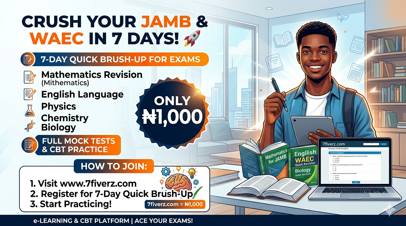 7-Day JAMB & WAEC Brush-up